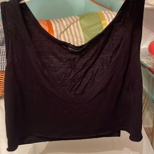 Black Crop top